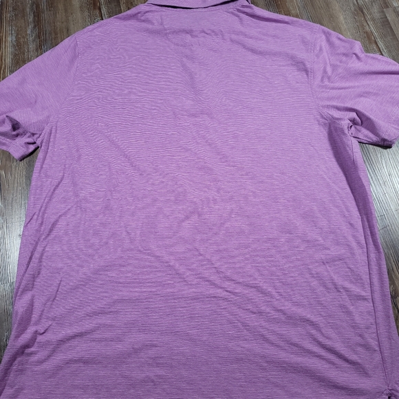 Peter Millar Crown Soft Blend Striped Polo Shirt Golf, XL - Picture 3 of 6